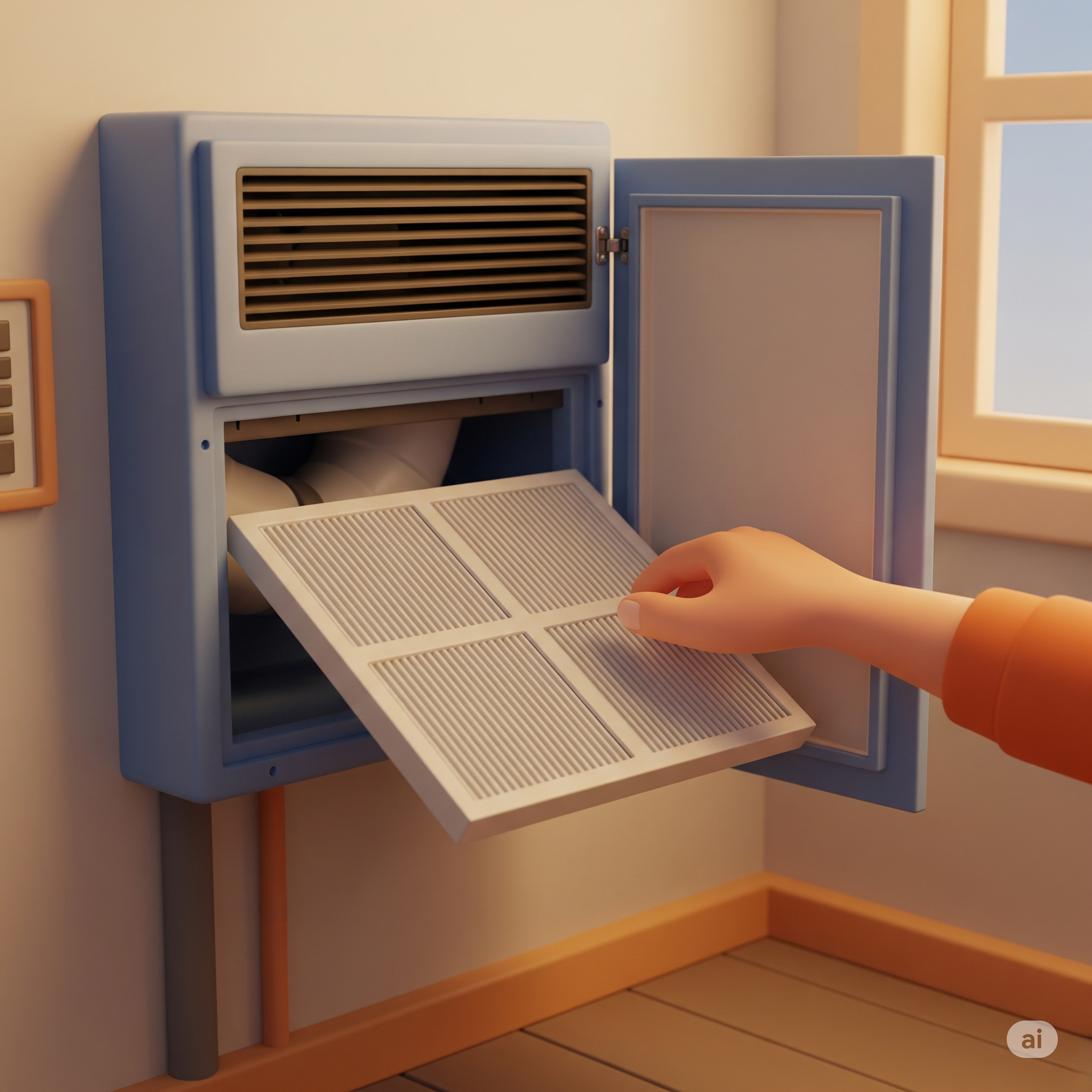 Changing a Furnace/AC Air Filter